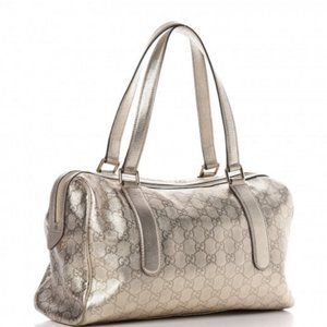 GUCCI Metallic Boston Gold